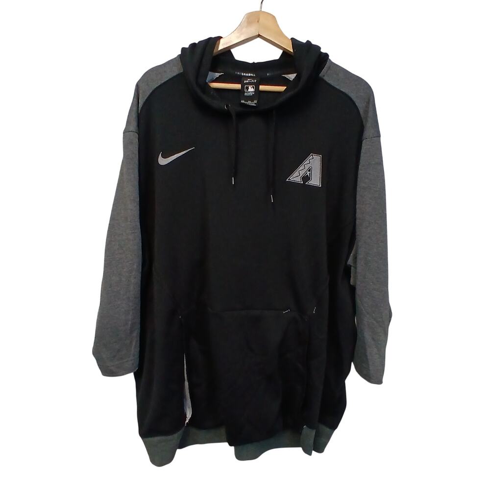 Nike MLB Arizona Diamondbacks Dri-FIT Hoodie XXL Black Grey